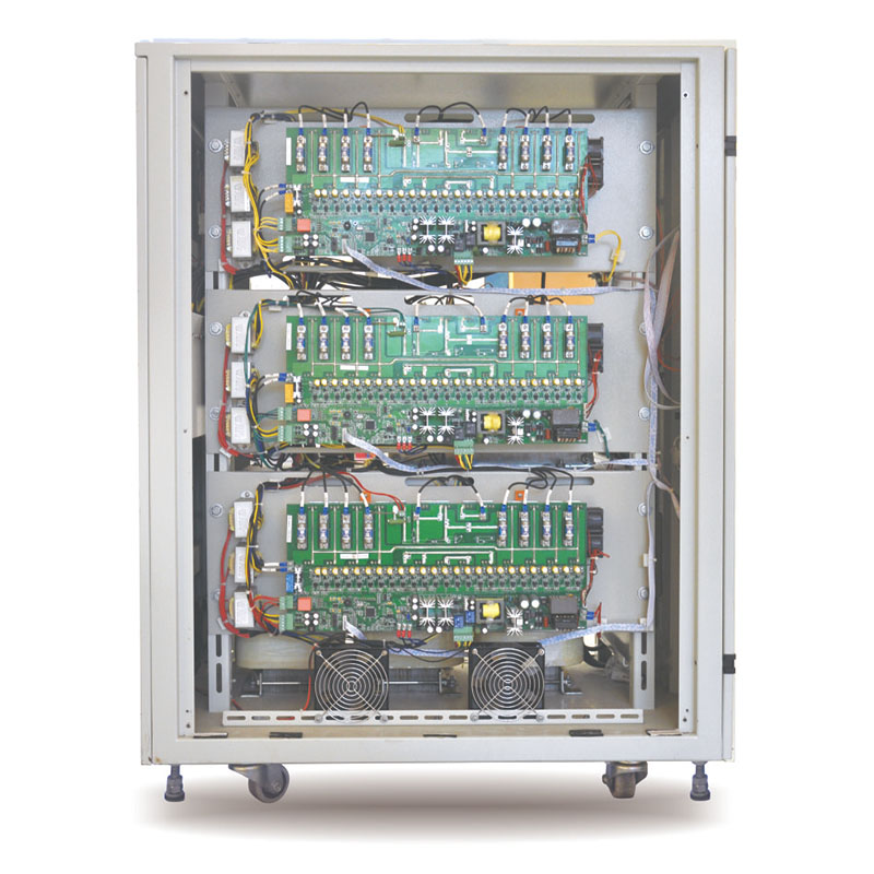 Contactless Triac Thyristor Control 3-Phase Stabilizer PSCR Series with 98% Efficiency