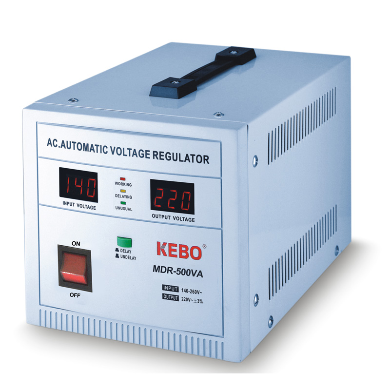 Servo Type Automatic Voltage Stabilizer MDR-0.5/1/1.5/2/3/5KVA with 3% High Precision