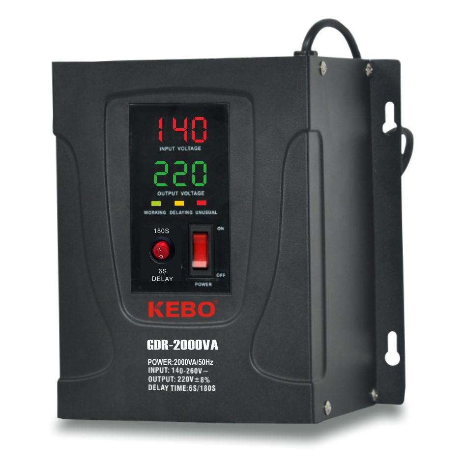 KEBO -Electric Stabilizer Full Metal Cabinet Single Phase-1