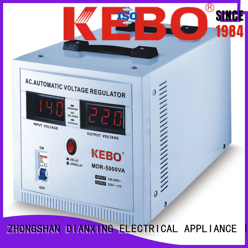 meter single phase servo voltage stabilizer control KEBO company